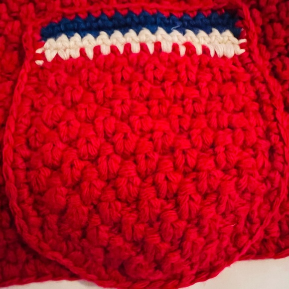 NWT Frances Valentine Angie Cardi Coat in Red -M - Picture 7 of 12